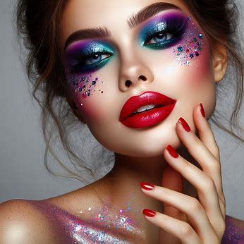 Bold and Colorful Makeup, natural makeup