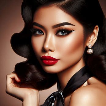 Vintage Clam Makeup, natural makeup