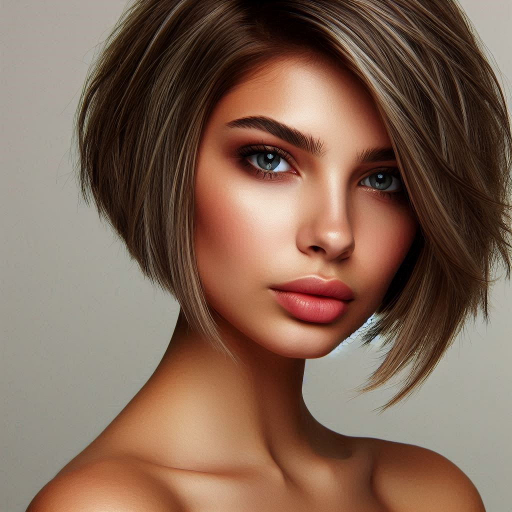 Asymmetrical Cuts, hairstyles for square faces​