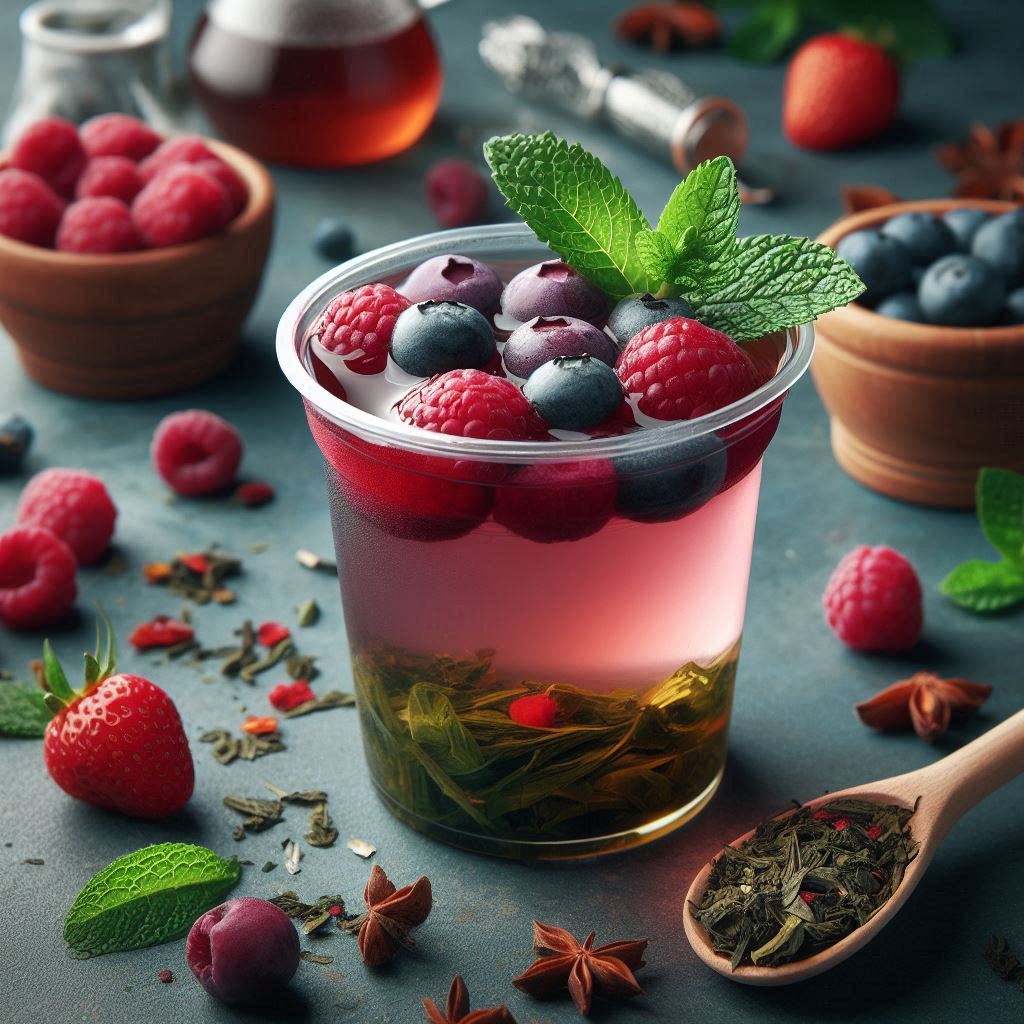 Berry Bliss Green Tea Shots