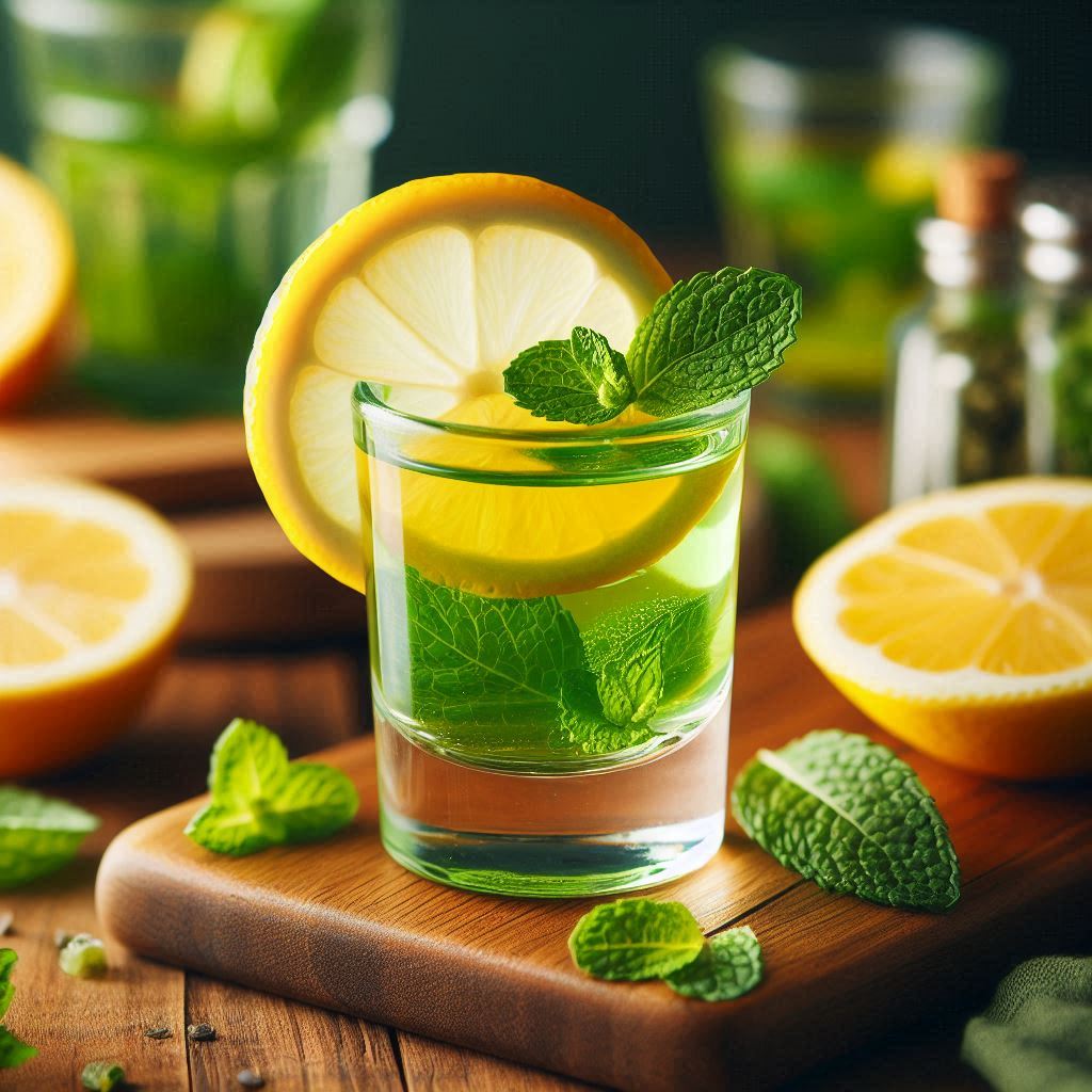 Citrus Green Tea Shots