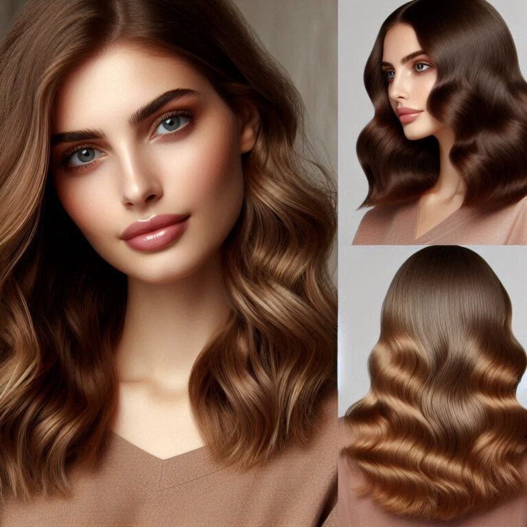 Soft Layered Waves, hairstyles for square faces​
