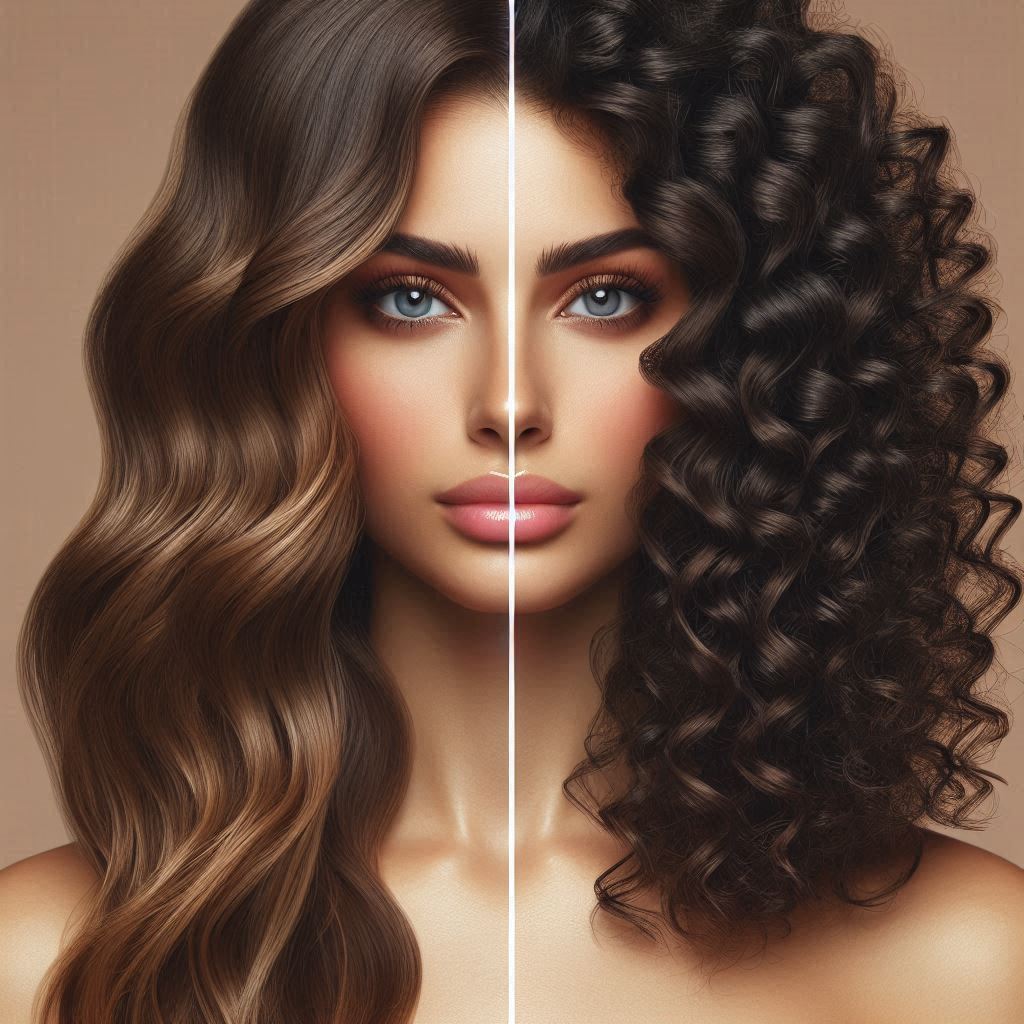 Wavy Hair vs Curly Hair