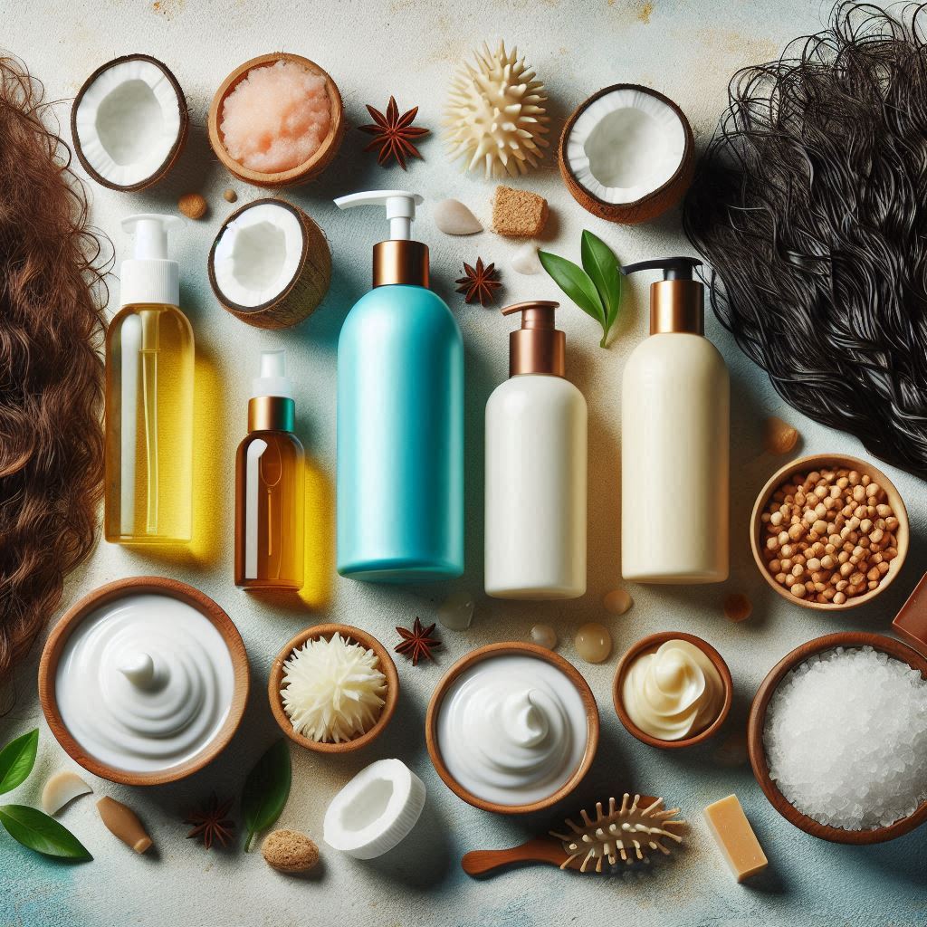 wet and wavy hair​