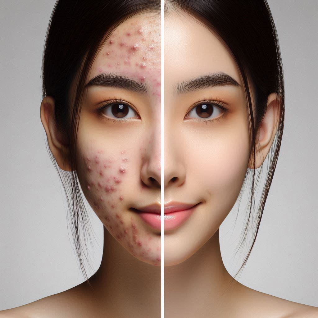 acne before and after