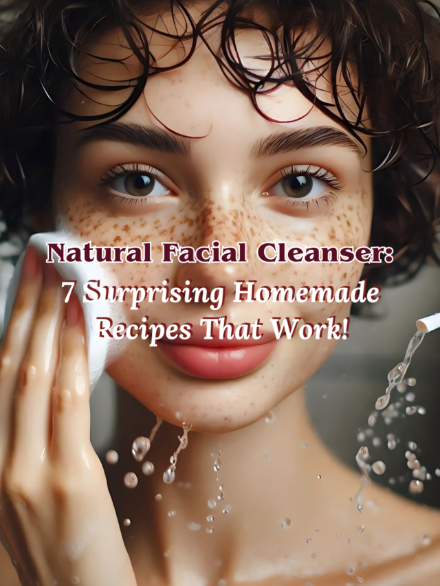 Natural Facial Cleanser: 7 Surprising Homemade Recipes That Work!