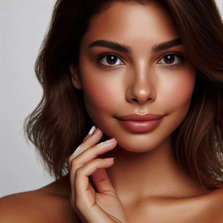 neutral brown skin
