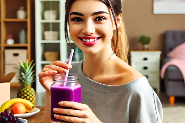 5-Minute Purple Glow Drink Recipe for Radiant Skin!