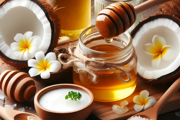 2-Step Honey & Coconut Oil Remedy for Dark Areas & Soft Skin