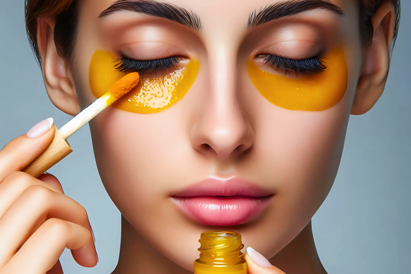 2-Step Turmeric Eye Gel for Dark Circles & Wrinkles!