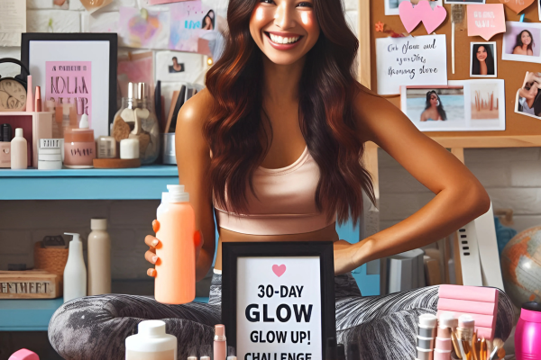 30-Day Glow Up Challenge Transform Your Body & Mind!