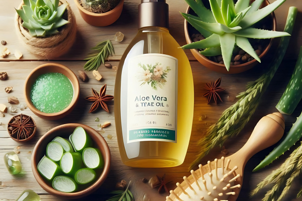 5-Step Aloe Vera & Tea Tree Shampoo for Healthy Hair