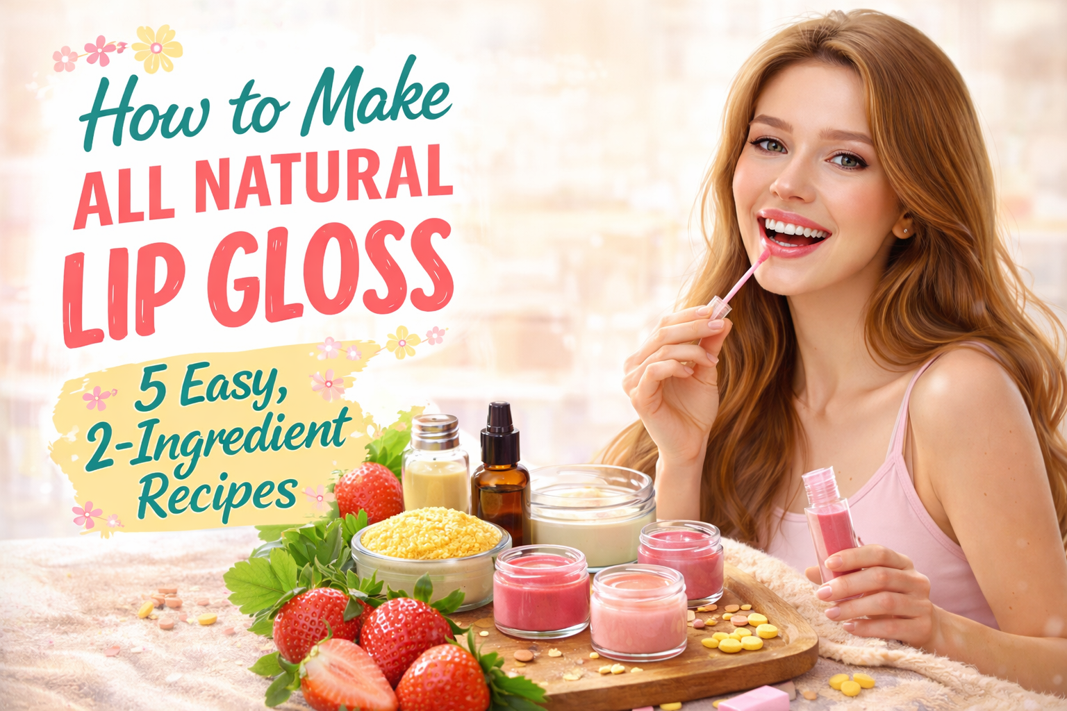 How to make natural lip gloss