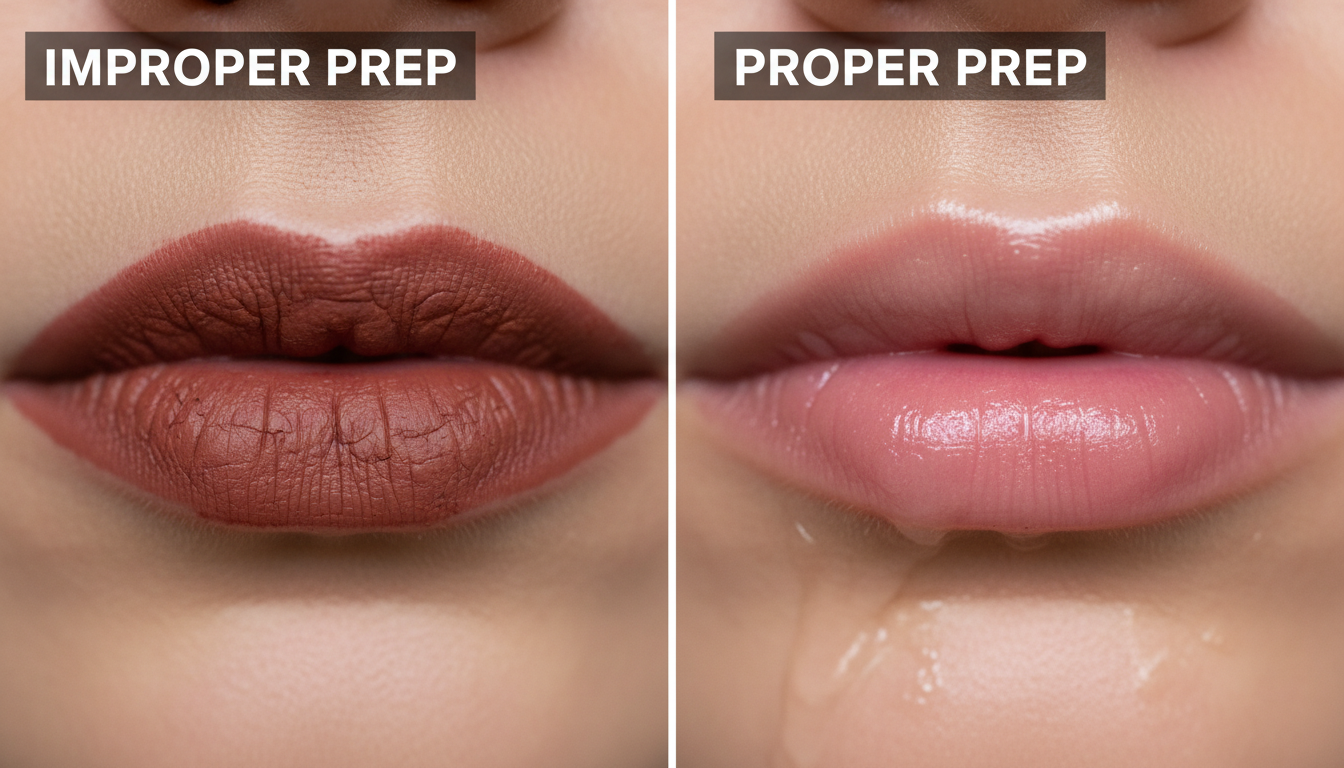 High-Gloss Cherry Lips