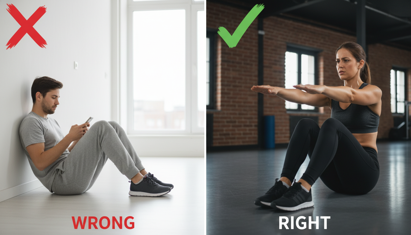 Wall Pilates Core Challenge