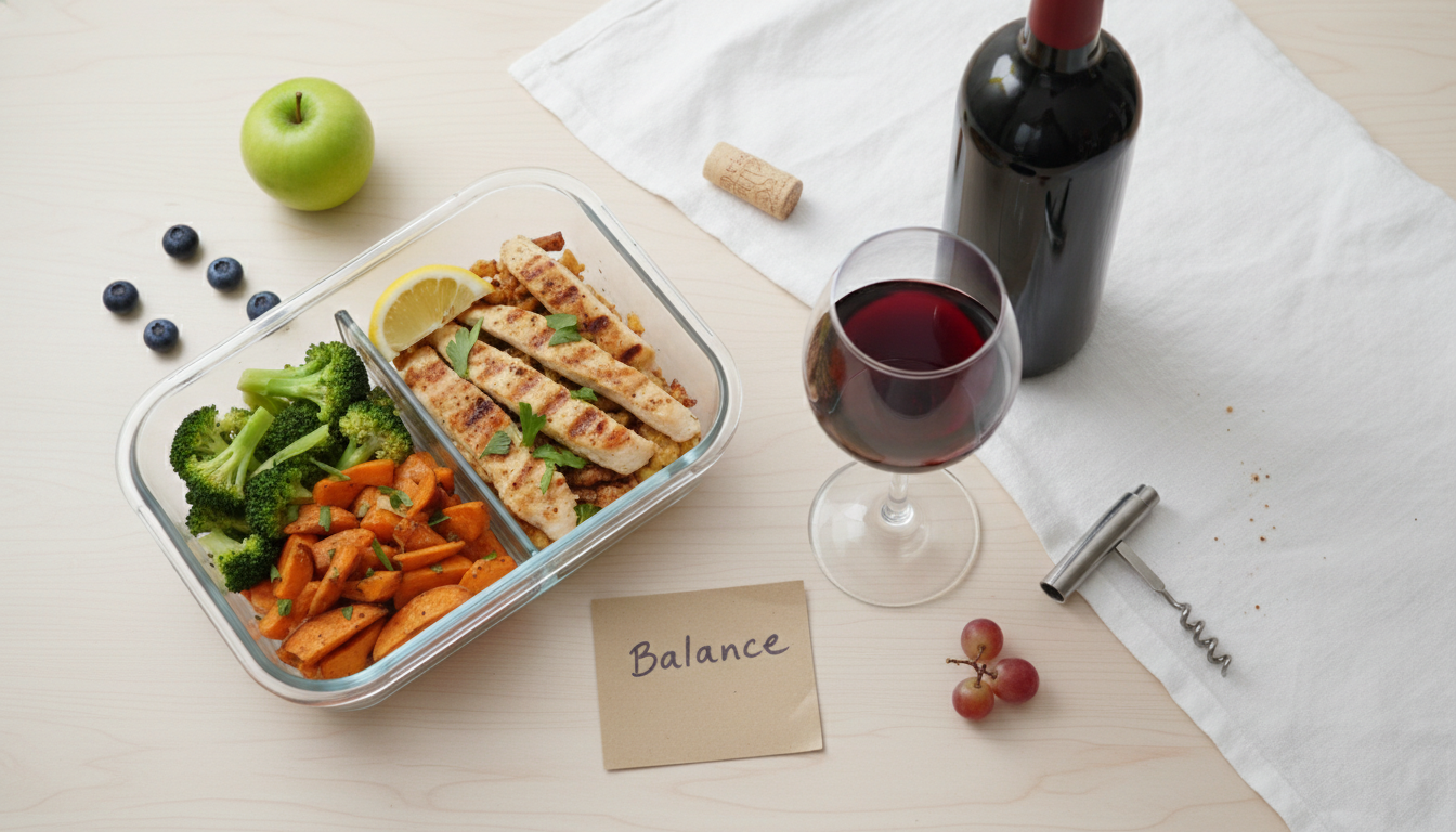 2. The Nutrition Rule: Eat Well & Drink Socially