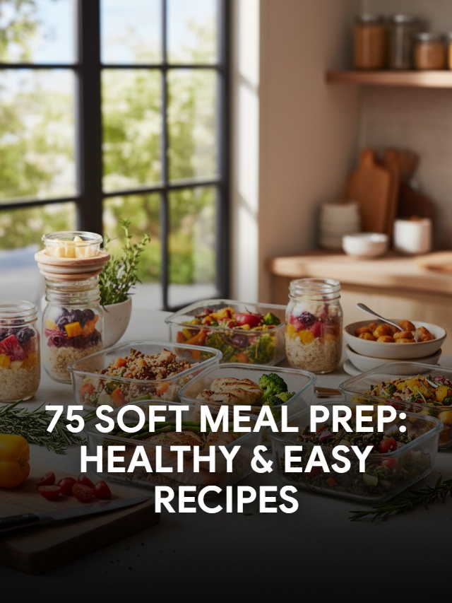 75 Soft Meal Prep: Healthy & Easy Recipes