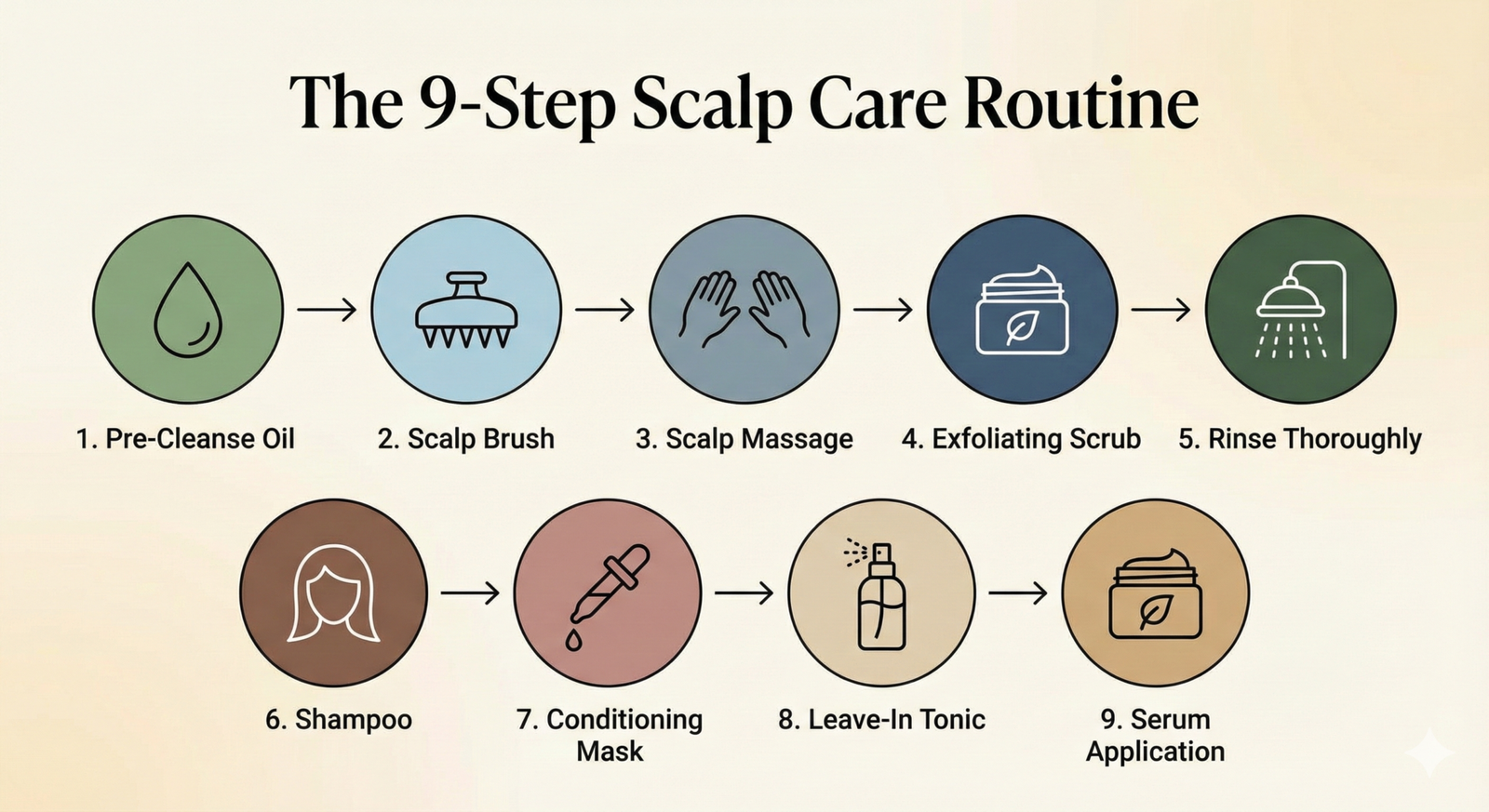 11. Implementation: The 9-Step Scalp Care Routine Cheat Sheet (Execution)