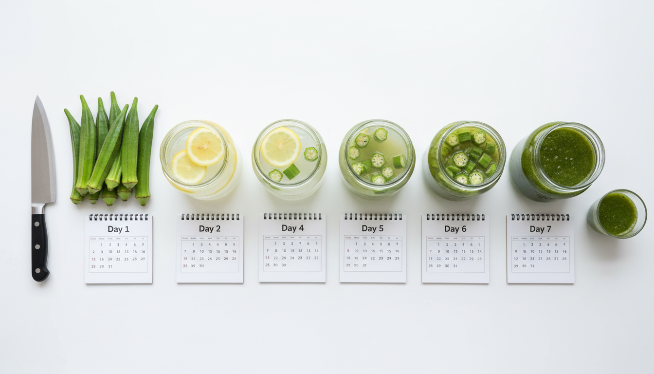 3. The 7-Day Okra Water Challenge: A Step-by-Step Implementation Guide