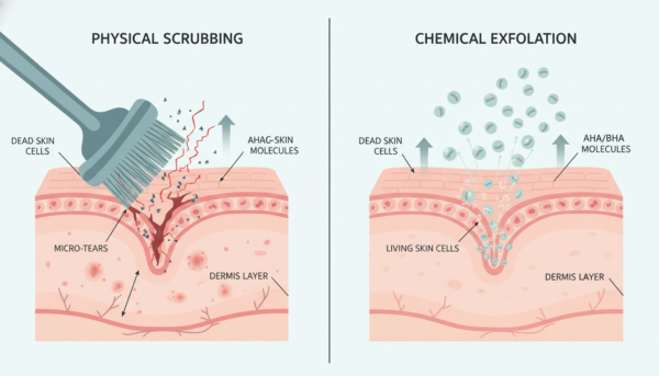 3. Step 3: Chemical vs. Physical Exfoliation