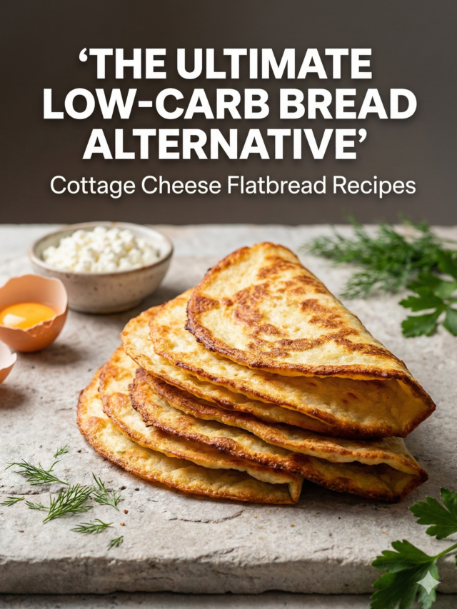 The Ultimate Low-Carb Bread Alternative: Cottage Cheese Flatbread Recipes
