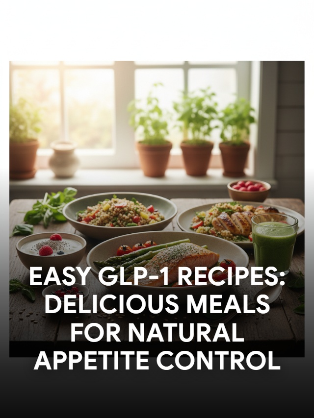 Boost GLP-1 Naturally: Delicious Recipes for Appetite Control
