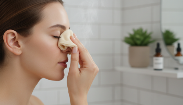 Hypochlorous acid spray for eye care and blepharitis
