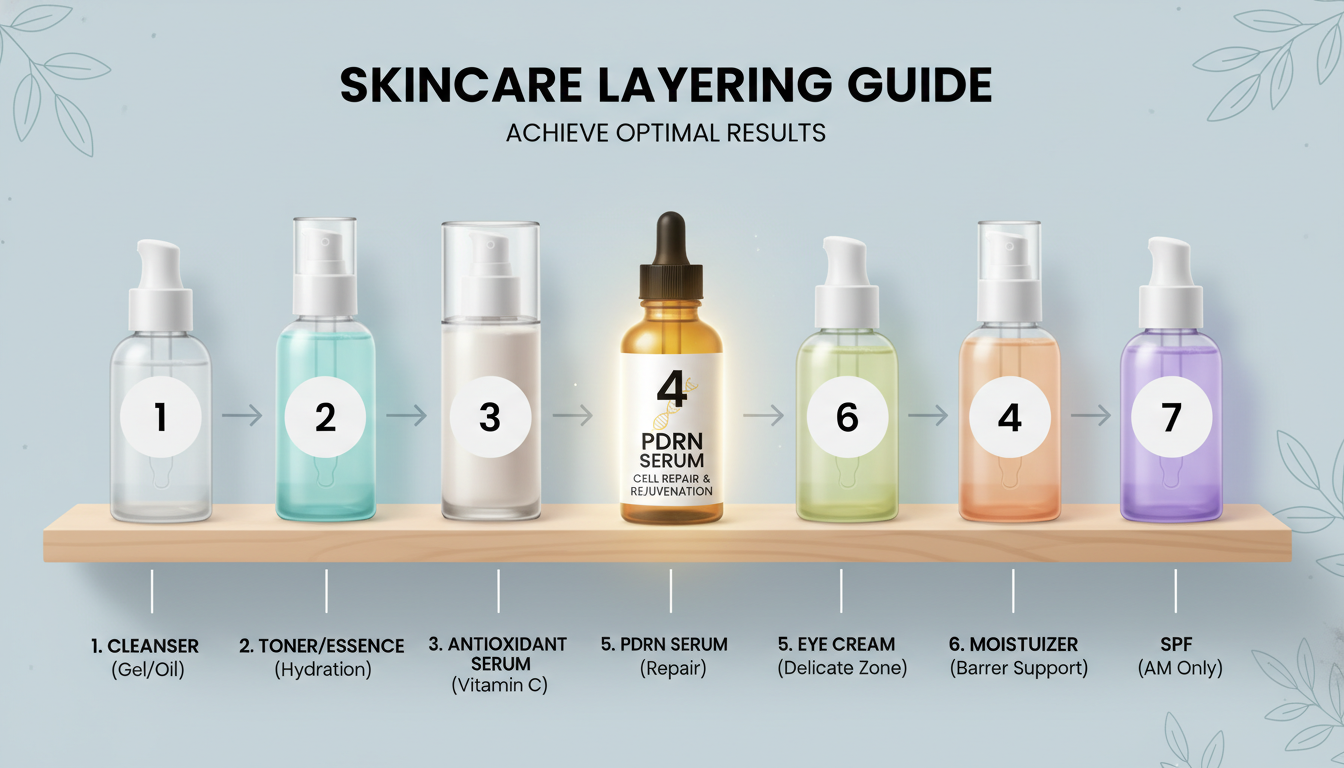 11. How to Layer PDRN in Your Routine