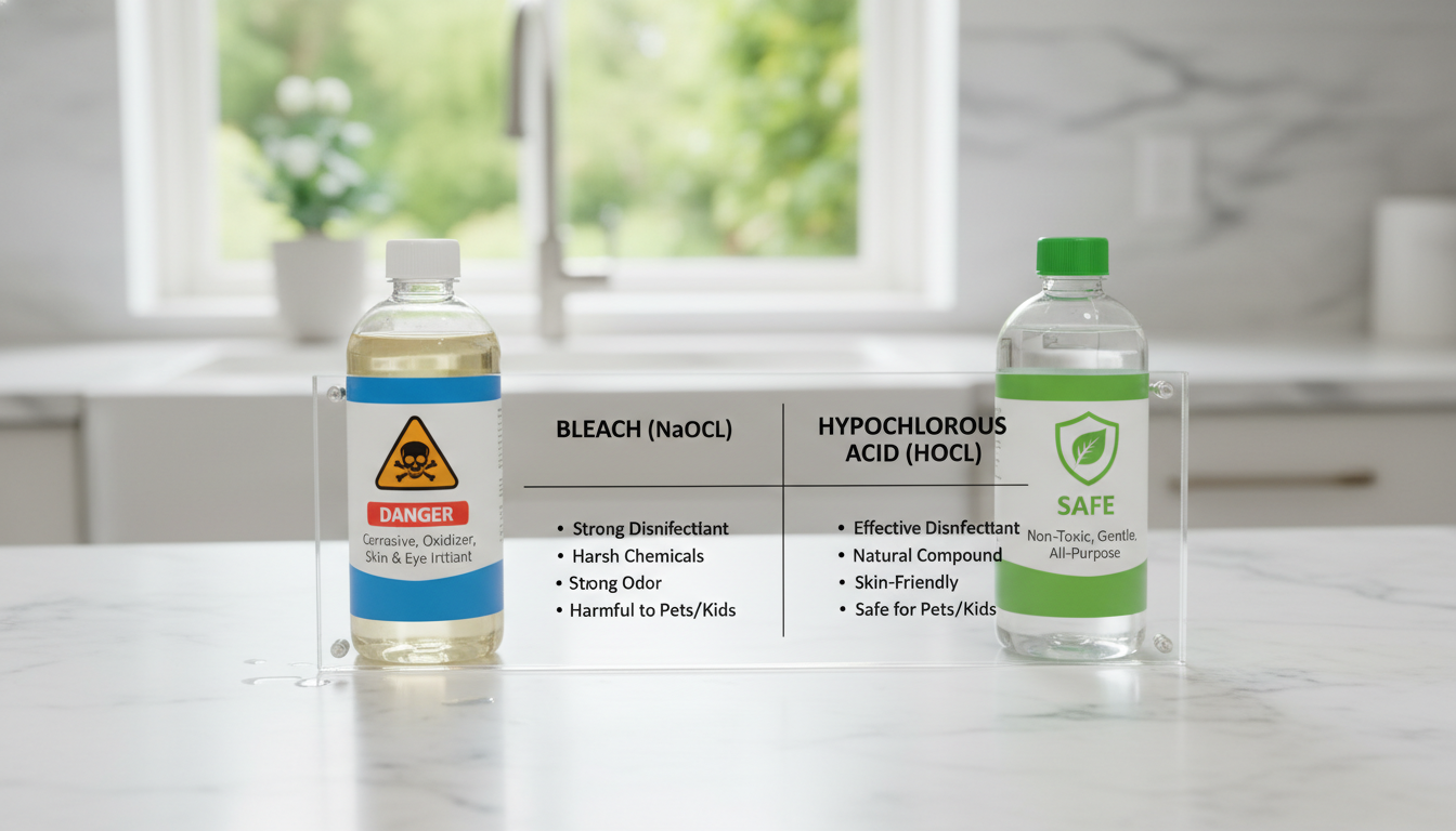 8. Sanitizing Surfaces vs. Bleach