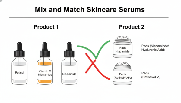 turmeric-kojic-pads-guide-07 7. Pairing with Other Actives (Retinol, Vitamin C, AHA/BHA)