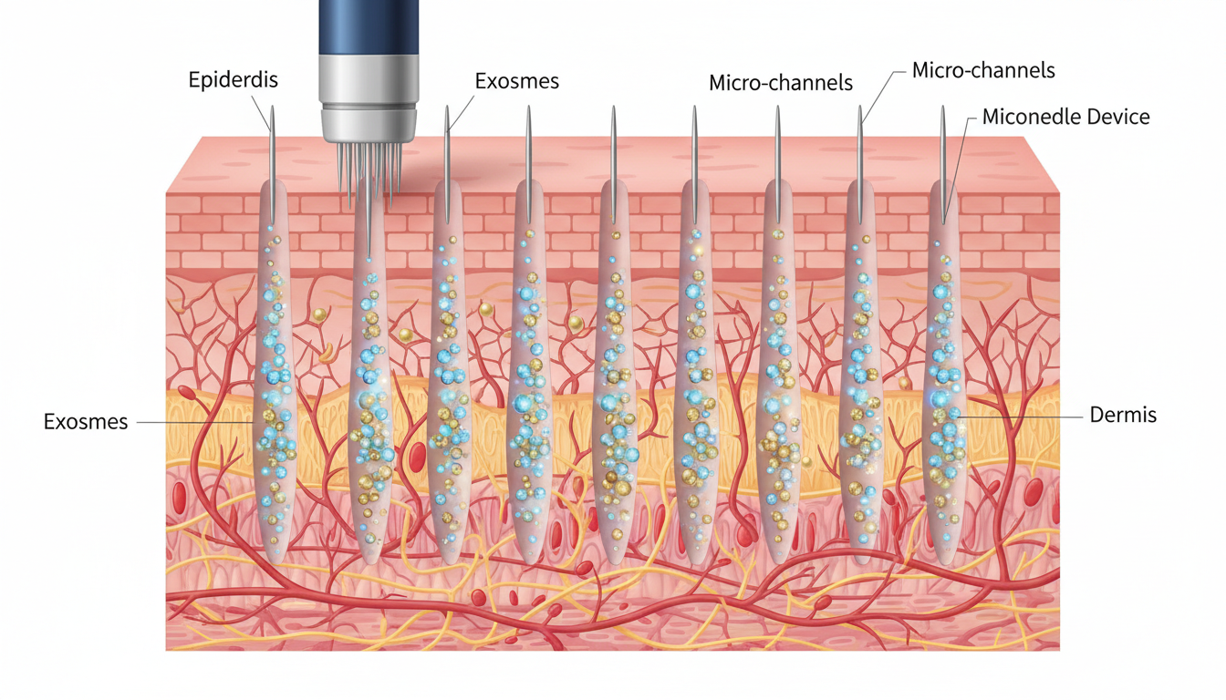7. Microneedling with Exosomes