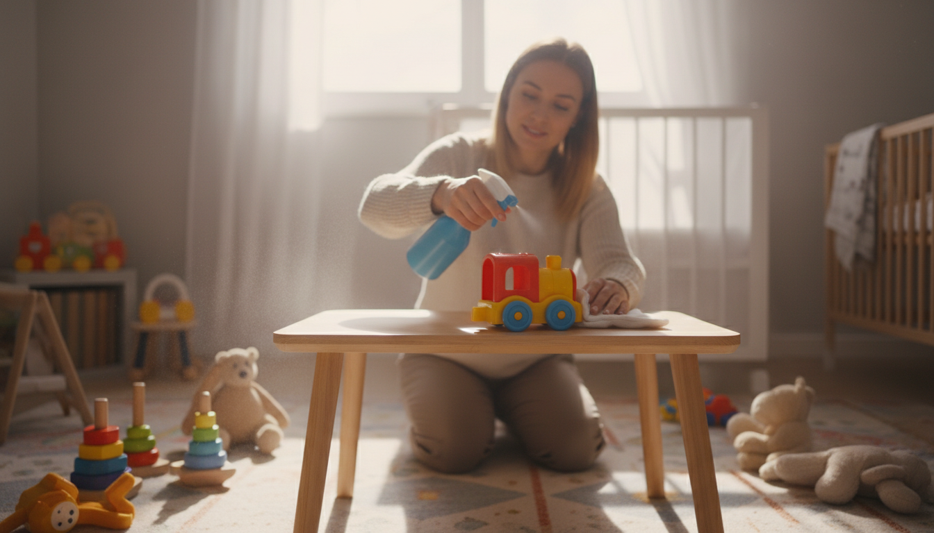 10. Sanitizing the Nursery and Kid's Toys