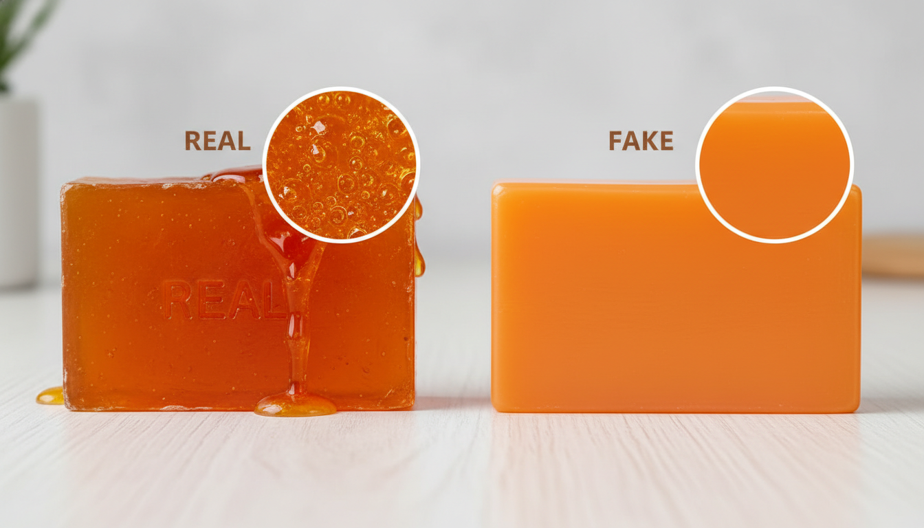2. Differentiating Authentic vs. Counterfeit Soap