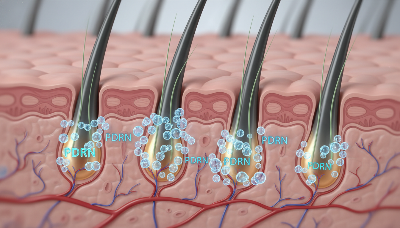 9. PDRN for Hair Loss (Scalp Therapy)