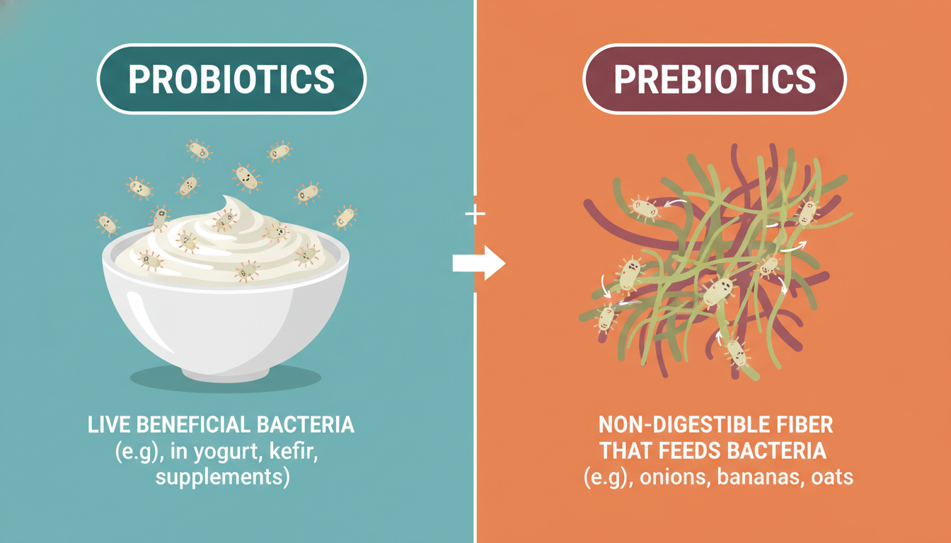 2. Prebiotics vs. Probiotics: Understanding the Difference