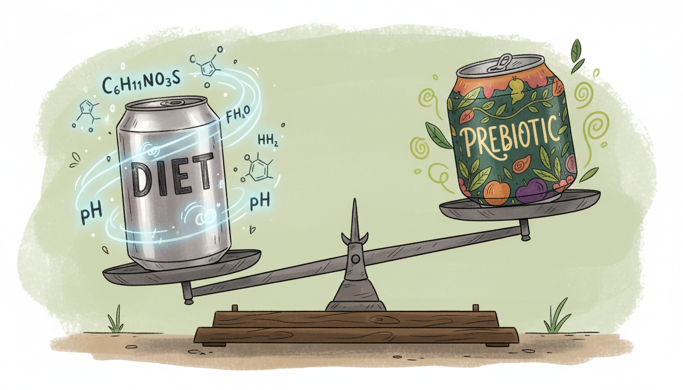 4. Prebiotic Soda vs. Diet Soda: The Chemical Warfare