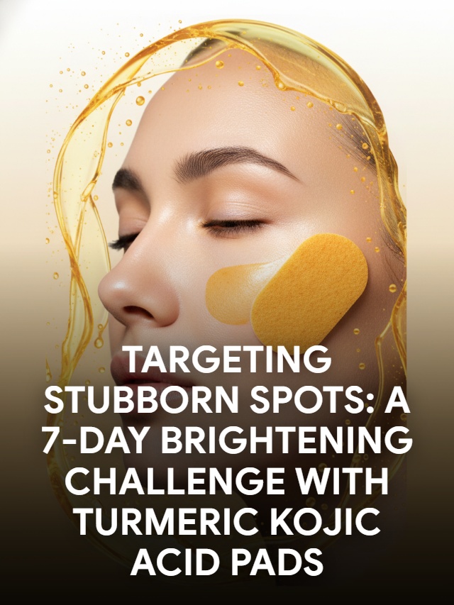 Fade Dark Spots in 7 Days: Turmeric Kojic Acid Pads Challenge