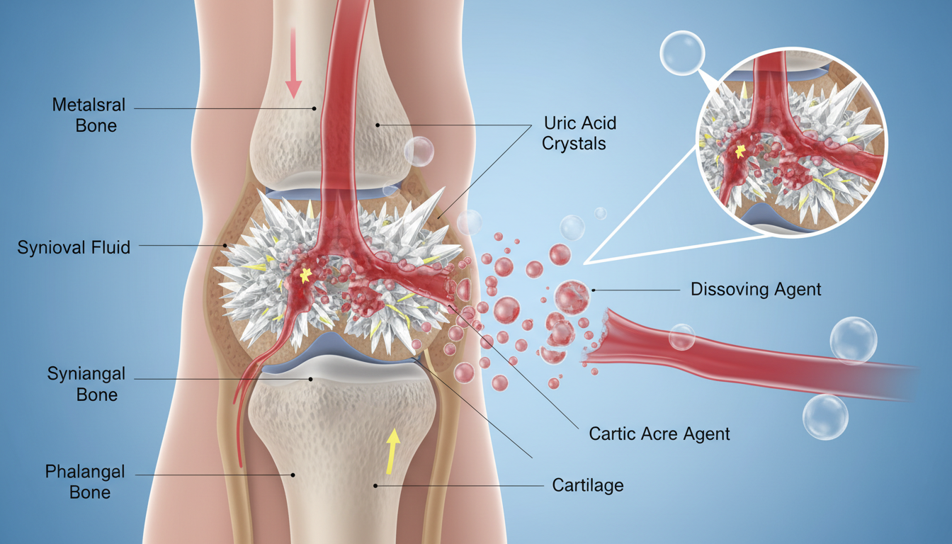 3. The Gout Blocker: Lowering Uric Acid