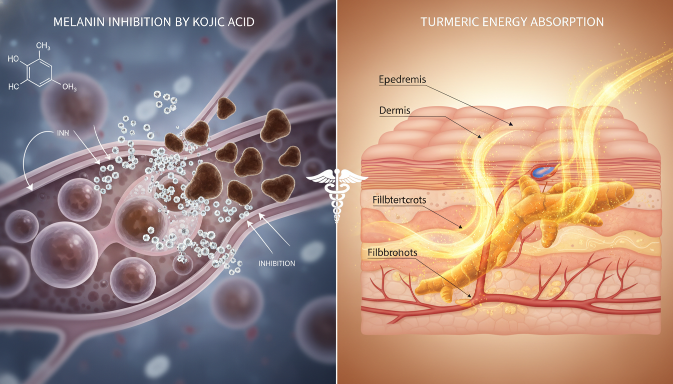 The Science: How Turmeric & Kojic Acid Synergize