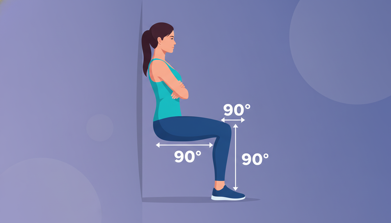 4. Essential Move: The Wall Sit (Quadriceps)