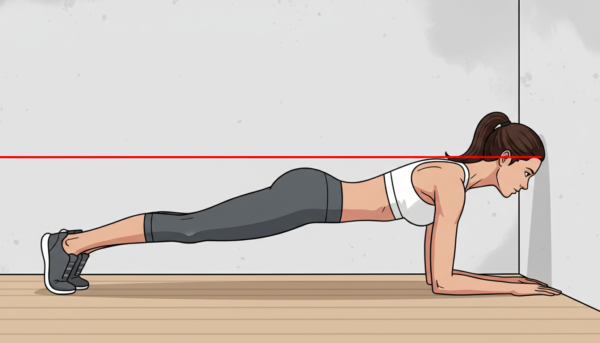wall-pilates-challenge-09 9. Essential Move: Wall Plank (Total Body)