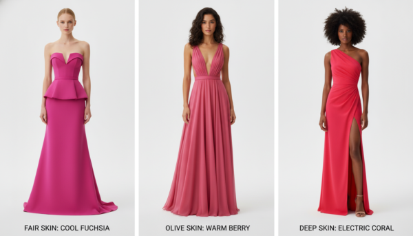 2. Selecting the Right Shade for Your Skin Tone - Hot Pink Barbiecore Dress