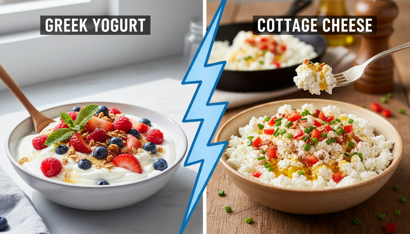 2. Cottage Cheese vs. Greek Yogurt: The Protein Showdown