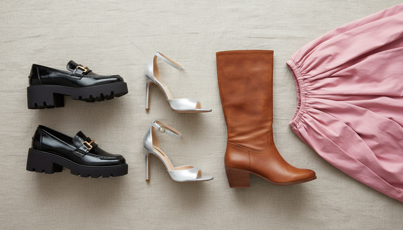 6. Footwear Guide: Boots, Flats, or Heels? (Bubble Hem Dress)