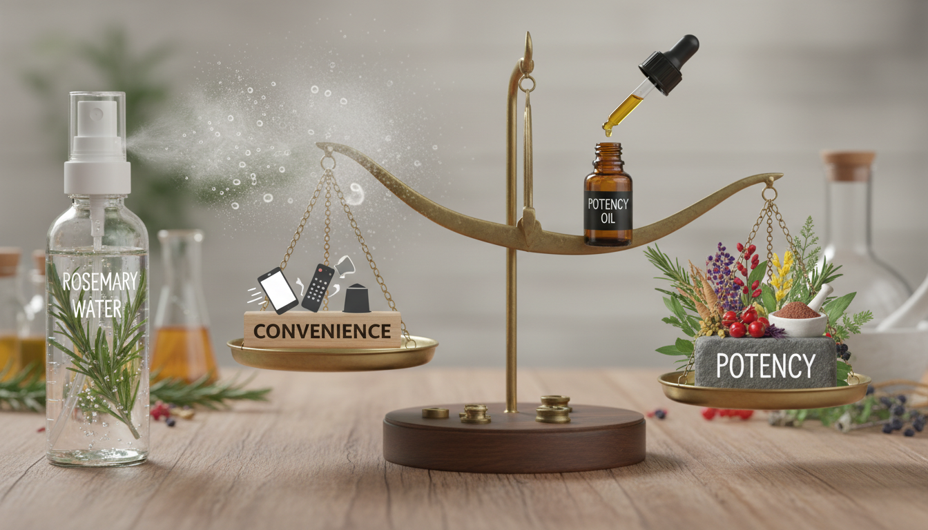 11. Rosemary Water vs. Oil: When to Switch