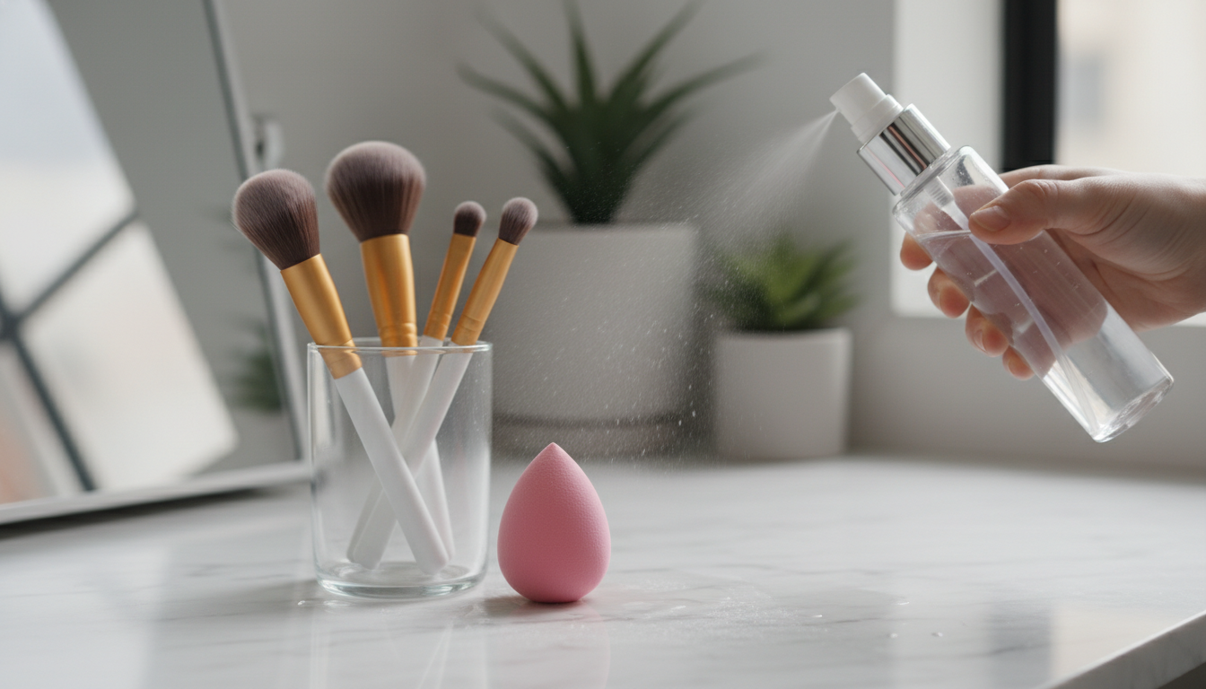 7. Sanitizing Makeup and Beauty Tools