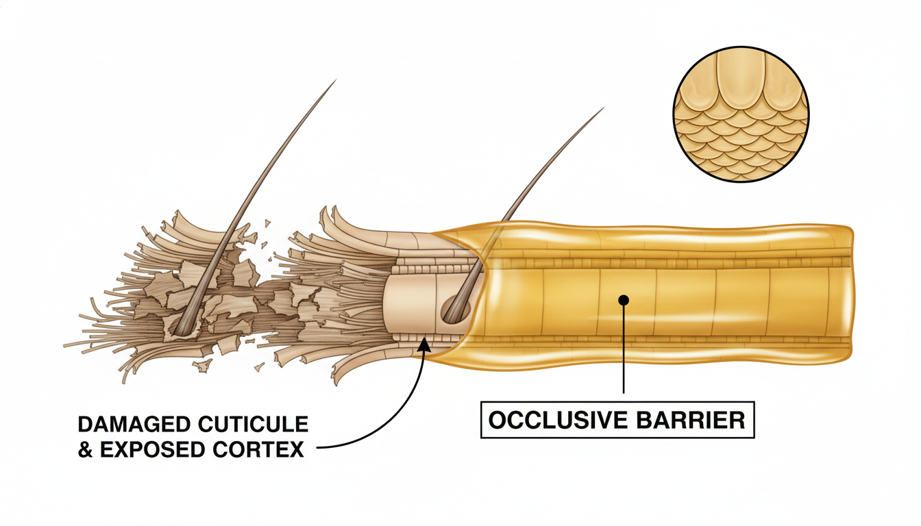 hair-slugging-overnight-secret-01 1. What Is Hair Slugging? The Science of Occlusion