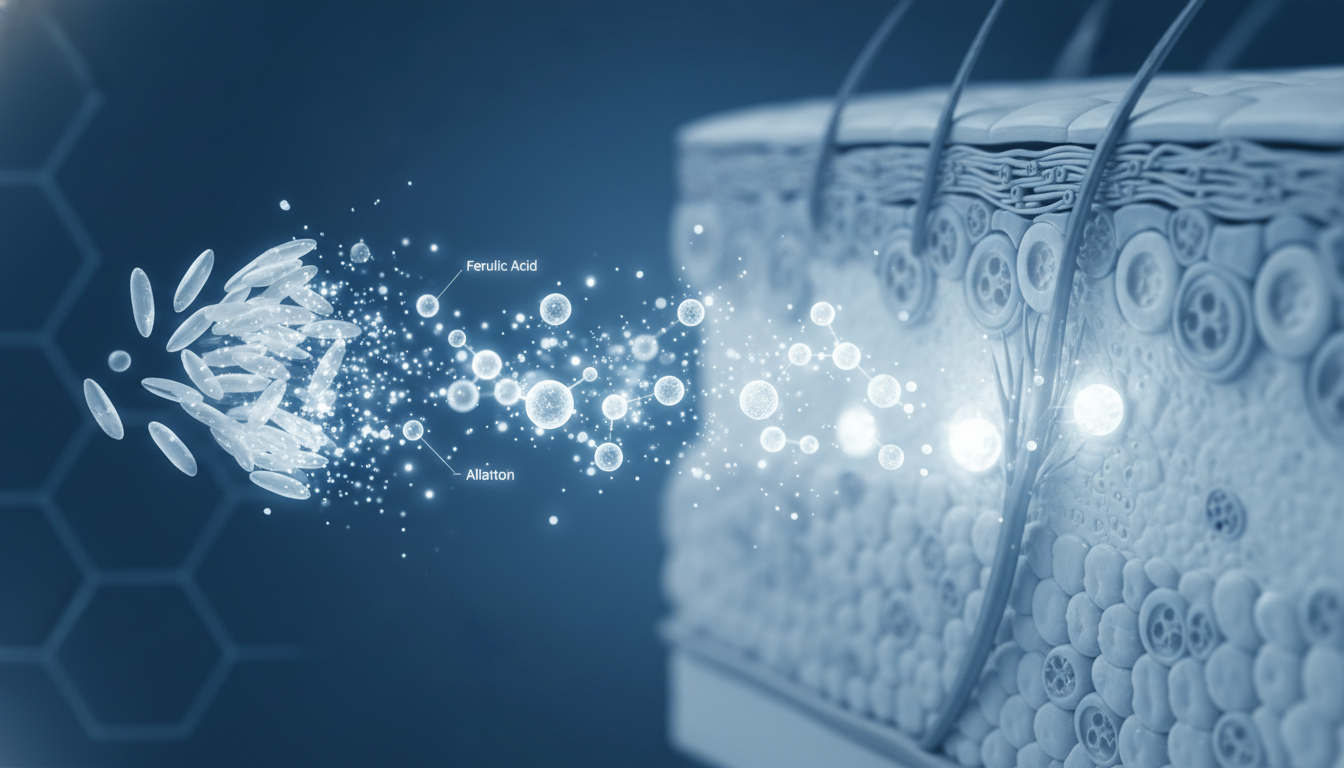 2. The Science: Ferulic Acid, Allantoin, and Inositol