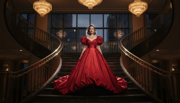 4. The Maxi Bubble: Red Carpet Drama (Bubble Hem Dress)