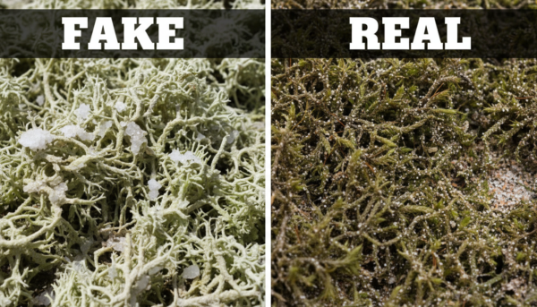 Real vs fake sea moss identification comparison